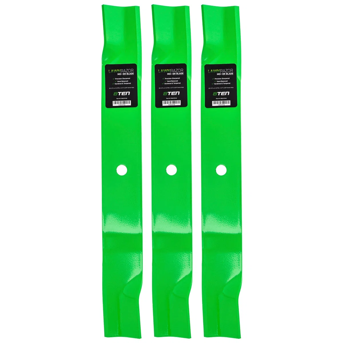 LawnRAZOR High Lift Blade For Gravely Ariens 03253900 09081200 09246600 | 3-PACK