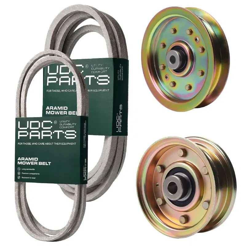UDC Parts Mower Kit / Belt 754-04033 + Belt 954-0461 + Pulley 756-04224 + Pulley 956-04129 / Fits Ranch King 611H