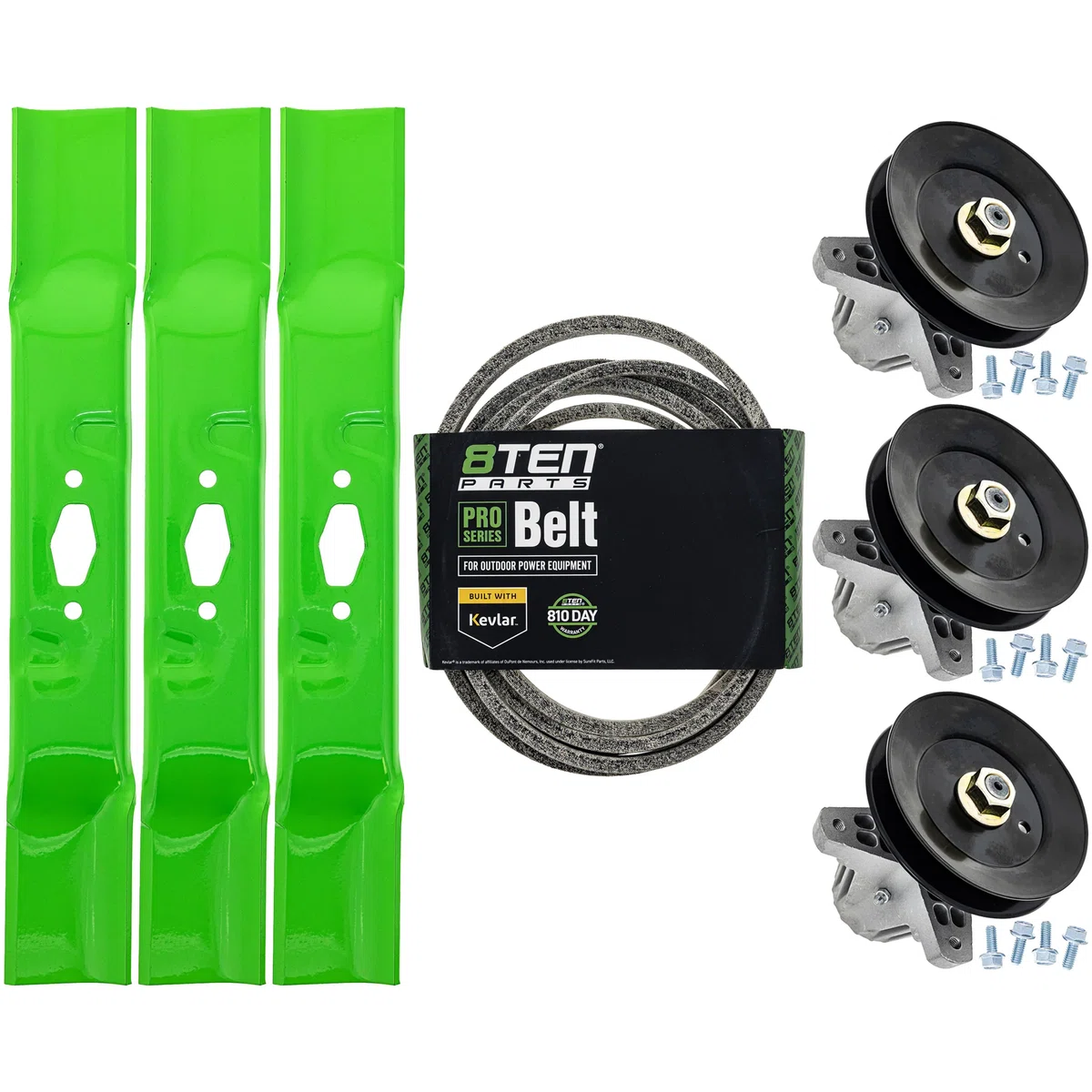 Blade Spindle Belt Deck Kit For Troy-Bilt Cub Cadet MK1012227