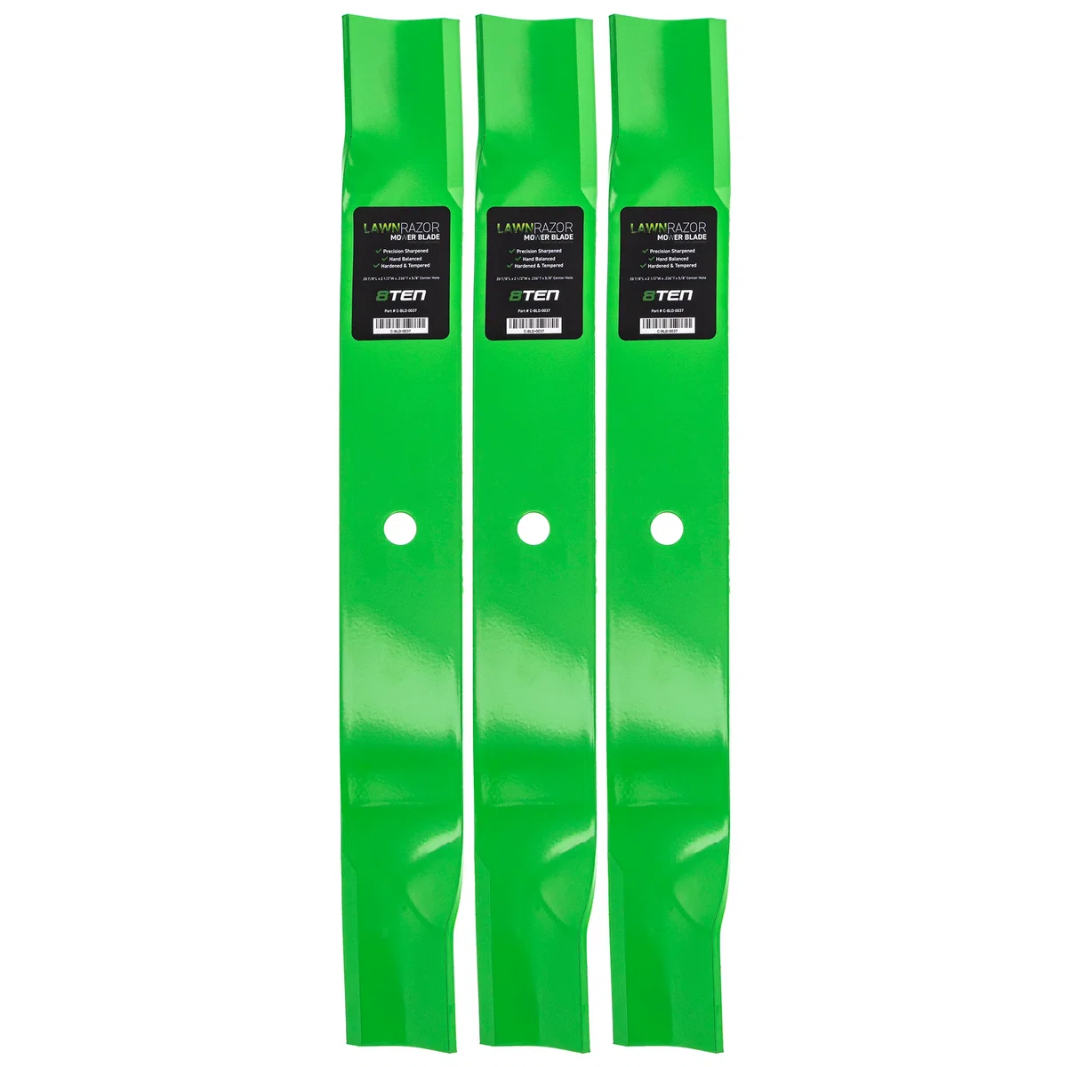 LawnRAZOR High Lift Blade For Bobcat Great Dane Gravely 112111-03 GDU10232 112243-03 42180B 72039B | 3-PACK