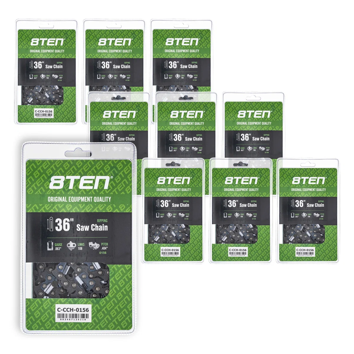 Chainsaw Chain 36 Inch .063 .404 108DL For Stihl 46RS108 68LX108G 68LX108 | 10-PACK