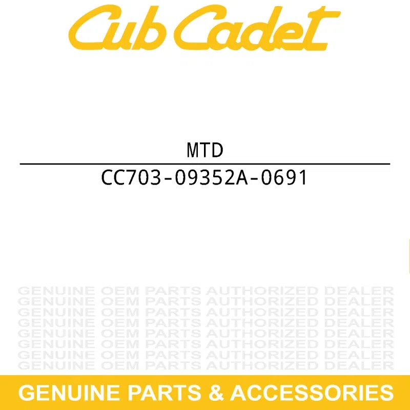 MTD 703-09352A-0691 COVER-DECK BELT