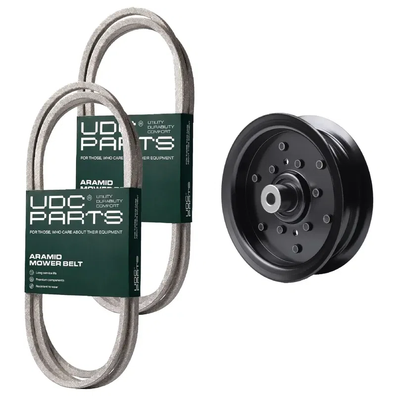 UDC Parts Mower Kit / Belt 138255 + Belt 140218 + Pulley 532196106 / Fits Jonsered LT2217A