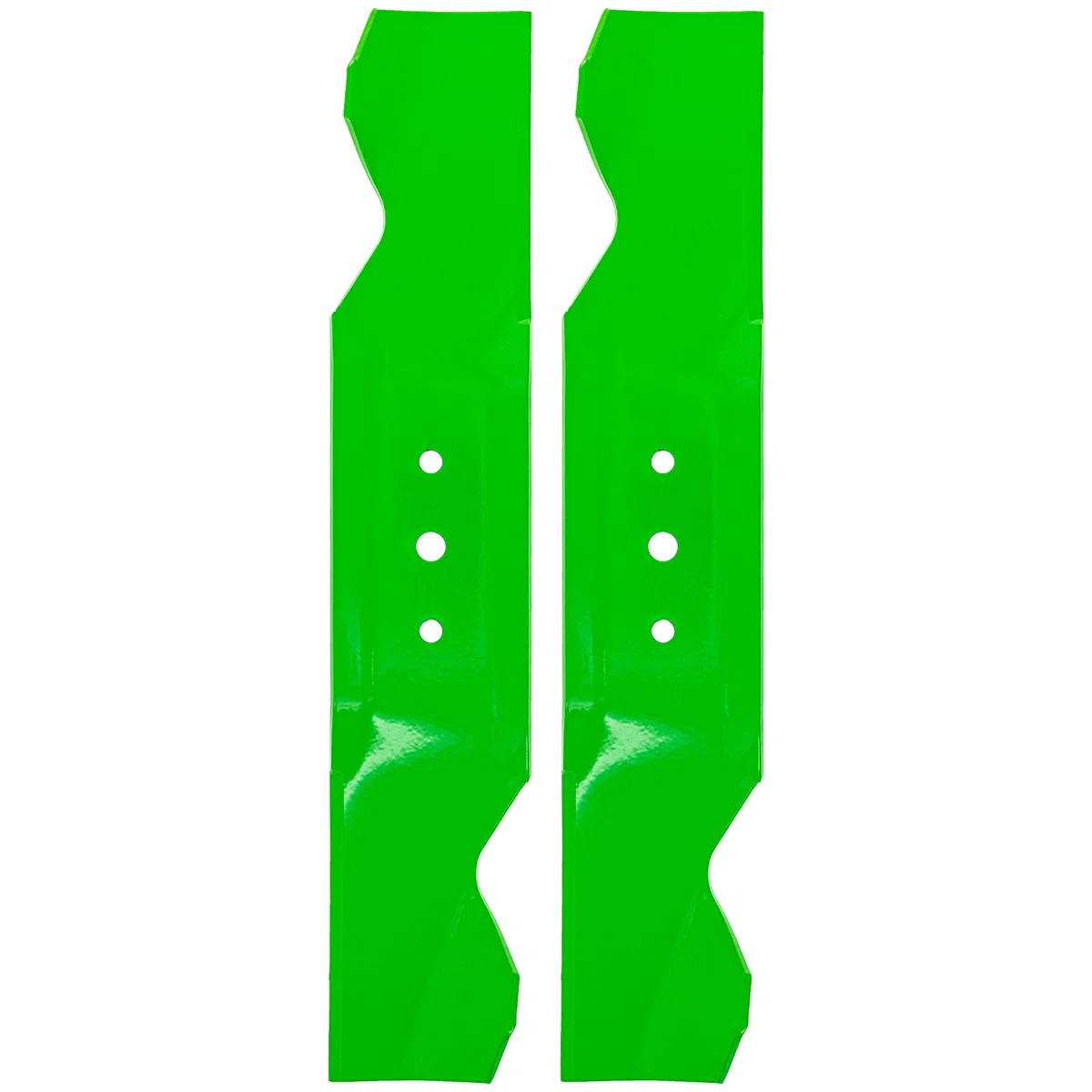 LawnRAZOR Notched High Lift Blade For MTD Central Park Ranch King 742-0487 | 2-PACK